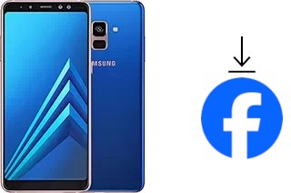 Como instalar o Facebook em um Samsung Galaxy A8+ (2018)