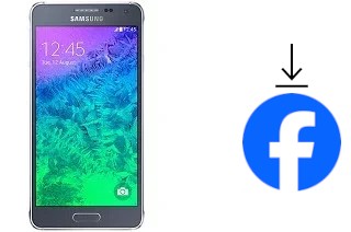 Como instalar o Facebook em um Samsung Galaxy Alpha