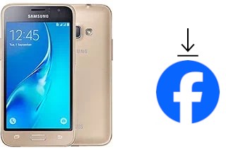 Como instalar o Facebook em um Samsung Galaxy J1 (2016)