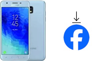 Como instalar o Facebook em um Samsung Galaxy J3 (2018)