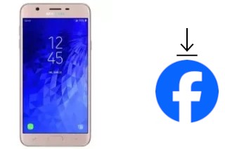 Como instalar o Facebook em um Samsung Galaxy J7 Refine (2018)