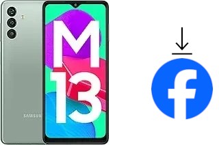 Como instalar o Facebook em um Samsung Galaxy M13 (India)