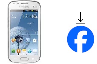 Como instalar o Facebook em um Samsung Galaxy S Duos S7562