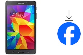 Como instalar o Facebook em um Samsung Galaxy Tab 4 7.0 LTE