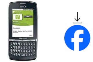 Como instalar o Facebook em um Samsung M580 Replenish