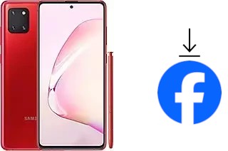 Como instalar o Facebook em um Samsung Galaxy Note10 Lite