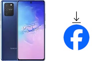 Como instalar o Facebook em um Samsung Galaxy S10 Lite