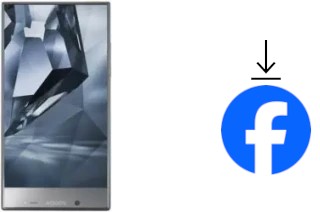 Como instalar o Facebook em um Sharp Aquos Crystal X