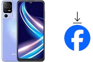 Como instalar o Facebook em um Sharp Aquos V7 Plus