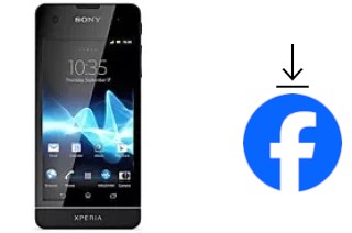 Como instalar o Facebook em um Sony Xperia SX SO-05D