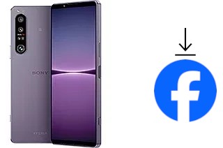 Como instalar o Facebook em um Sony Xperia 1 IV