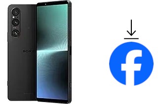 Como instalar o Facebook em um Sony Xperia 1 V