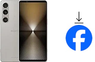 Como instalar o Facebook em um Sony Xperia 1 VI