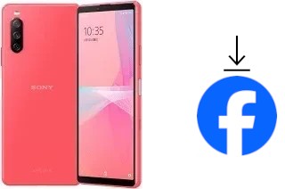 Como instalar o Facebook em um Sony Xperia 10 III Lite