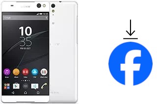 Como instalar o Facebook em um Sony Xperia C5 Ultra