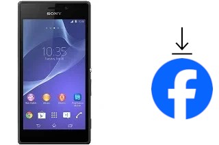 Como instalar o Facebook em um Sony Xperia M2 Aqua