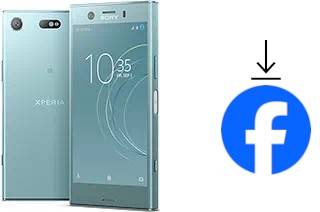 Como instalar o Facebook em um Sony Xperia XZ1 Compact