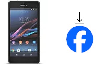 Como instalar o Facebook em um Sony Xperia Z1 Compact