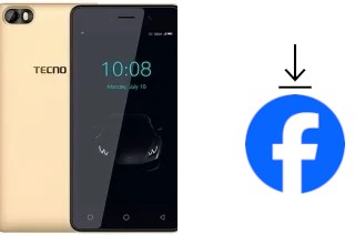 Como instalar o Facebook em um Tecno F1