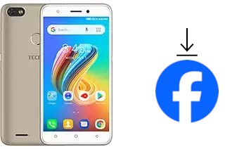 Como instalar o Facebook em um Tecno F2 LTE