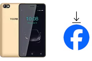 Como instalar o Facebook em um TECNO Pop 1 Lite