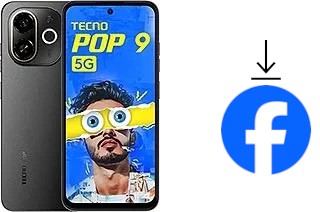 Como instalar o Facebook em um Tecno Pop 9