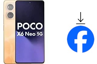 Como instalar o Facebook em um Xiaomi Poco X6 Neo