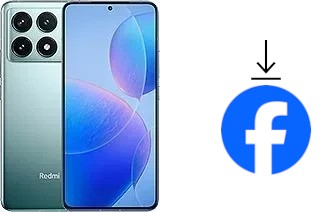 Como instalar o Facebook em um Xiaomi Redmi K70 Pro