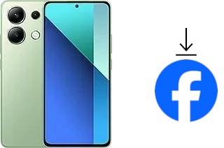 Como instalar o Facebook em um Xiaomi Redmi Note 13 4G