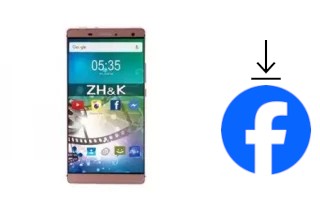 Como instalar o Facebook em um ZH-K Mobile Evo