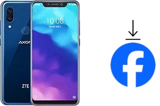 Como instalar o Facebook em um ZTE Axon 9 Pro