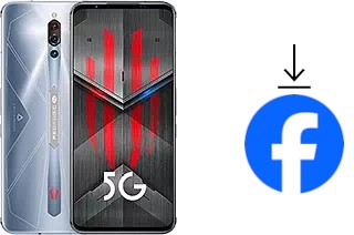 Como instalar o Facebook em um ZTE nubia Red Magic 5S