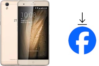 Como instalar o Facebook em um ZTE Blade V7 Max