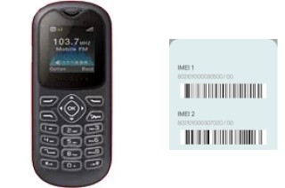 Como ver o código IMEI em OT-208