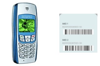 Como ver o código IMEI em OT 153