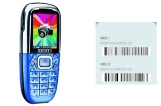 Como ver o código IMEI em OT 556