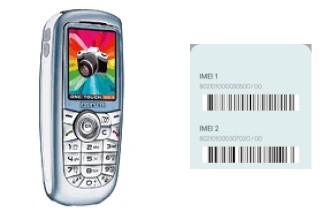 Como ver o código IMEI em OT 557