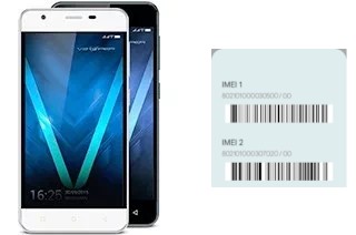 Como ver o código IMEI em V2 Viper