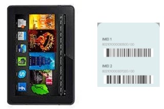 Como ver o código IMEI em Kindle Fire HDX