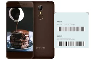 Como ver o código IMEI em Brown 1