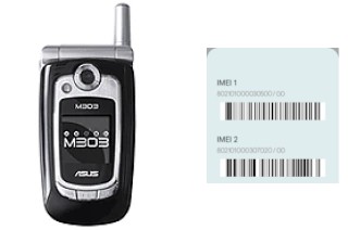 Como ver o código IMEI em M303