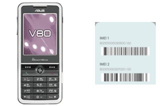 Como ver o código IMEI em Asus V80