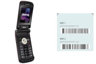 Como ver o código IMEI em BenQ E55