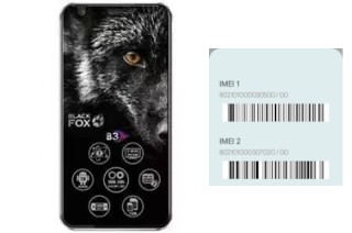 Como ver o código IMEI em B3 Fox