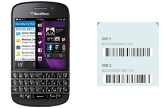 Como ver o código IMEI em BlackBerry Q10