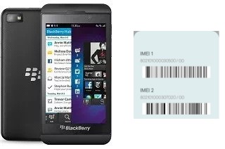 Como ver o código IMEI em BlackBerry Z10