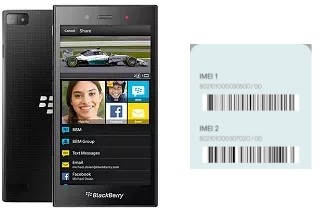 Como ver o código IMEI em BlackBerry Z3