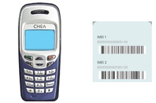 Como ver o código IMEI em Chea 178