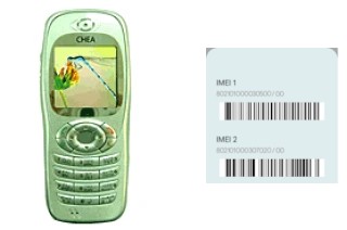 Como ver o código IMEI em Chea 308