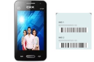 Como ver o código IMEI em CKK mobile C707